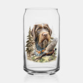 German Wirehaired Pointer Blikvorm Glas (Voorkant)
