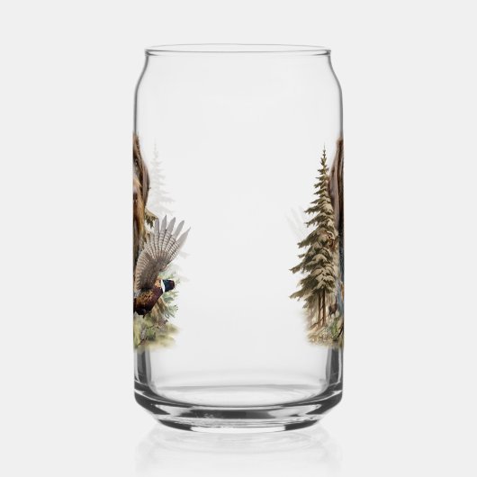 German Wirehaired Pointer Blikvorm Glas (Rechts)