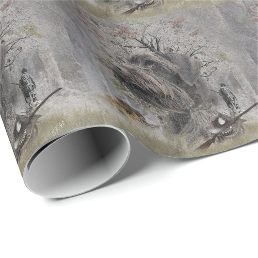 German Wirehaired Pointer Cadeaupapier (Rol Hoek)