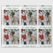 German Wirehaired Pointer Christmas Cadeaupapier (Vlak)