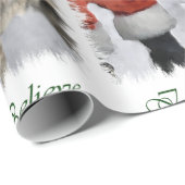 German Wirehaired Pointer Christmas Cadeaupapier (Rol Hoek)