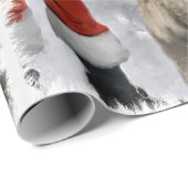German Wirehaired Pointer Christmas Cadeaupapier (Rol Hoek)