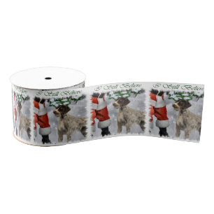 German Wirehaired Pointer Christmas Grosgrain Lint