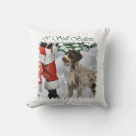 German Wirehaired Pointer Christmas Kussen