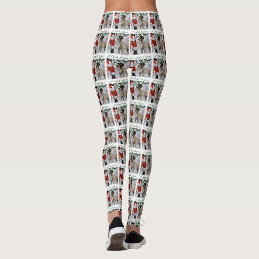 German Wirehaired Pointer Christmas Leggings (Achterkant)