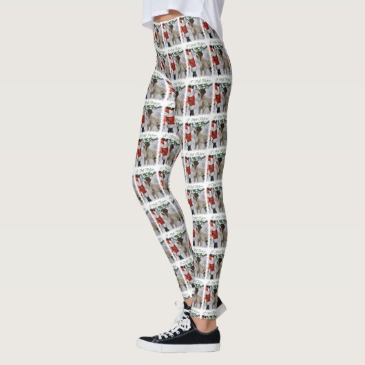 German Wirehaired Pointer Christmas Leggings (Links)