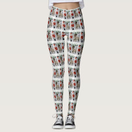 German Wirehaired Pointer Christmas Leggings