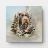 German Wirehaired Pointer Fotoplaat (Voorkant)