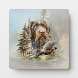 German Wirehaired Pointer Fotoplaat