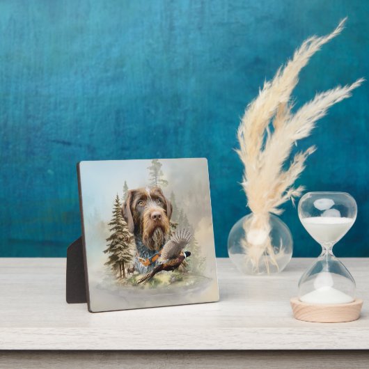 German Wirehaired Pointer Fotoplaat (Insitu)