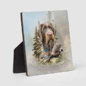 German Wirehaired Pointer Fotoplaat (Voorkant)