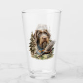 German Wirehaired Pointer Glas (Voorkant)
