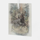 German Wirehaired Pointer Glas Ornament (Voorkant links)