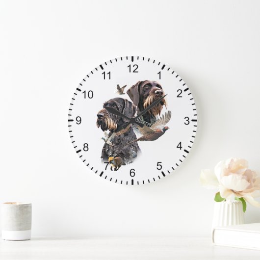 German Wirehaired Pointer Grote Klok (Huis)