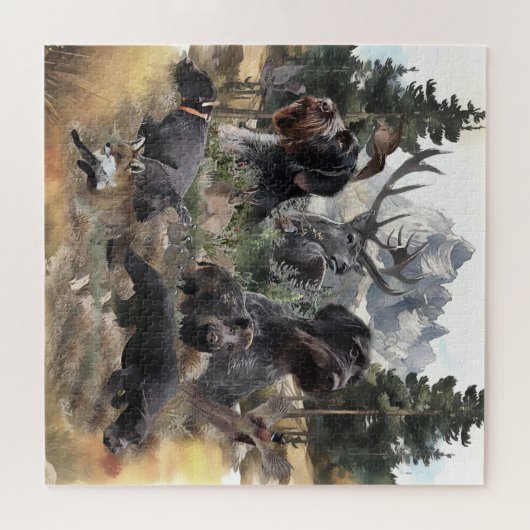 German Wirehaired Pointer Legpuzzel (Horizontaal)