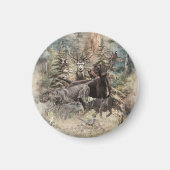 German Wirehaired Pointer Magneet (Voorkant)