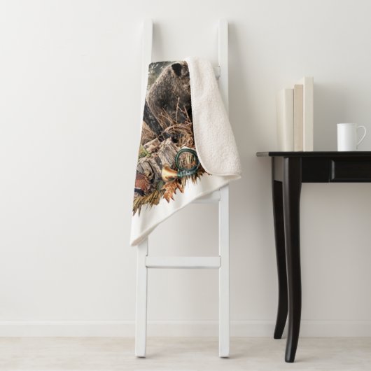 German Wirehaired Pointer Sherpa Deken (In situ)