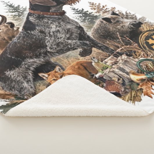 German Wirehaired Pointer Sherpa Deken (3/4)