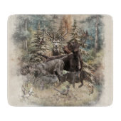 German Wirehaired Pointer Snijplank (Voorkant)