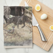 German Wirehaired Pointer Theedoek (Quarter Fold)