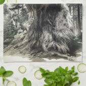 German Wirehaired Pointer Theedoek (Gevouwen)