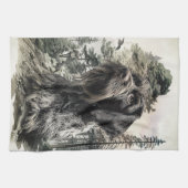 German Wirehaired Pointer Theedoek (Horizontaal)