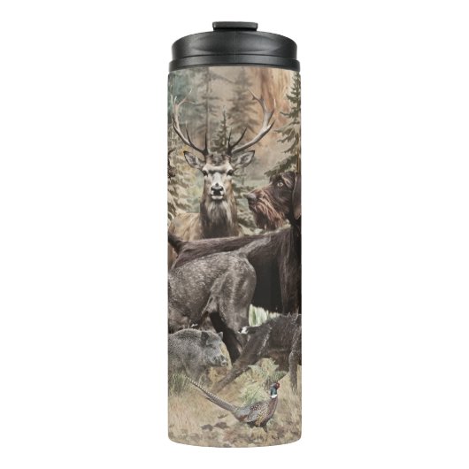 German Wirehaired Pointer Thermosbeker (Voorkant)