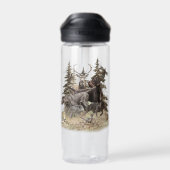 German Wirehaired Pointer Waterfles (Achterkant)