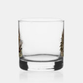 German Wirehaired Pointer Whisky Glas (Links)