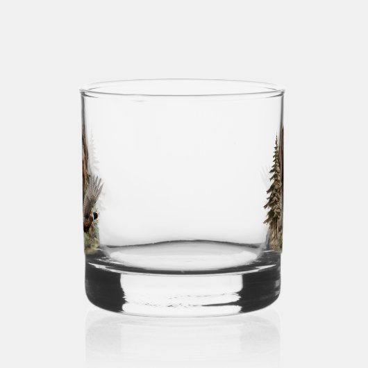 German Wirehaired Pointer Whisky Glas (Links)