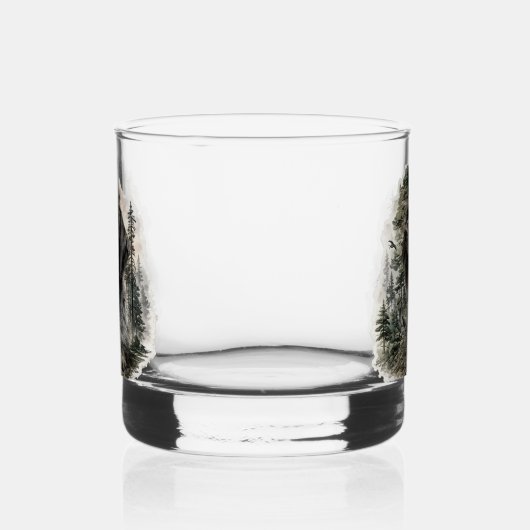 German Wirehaired Pointer Whisky Glas (Links)