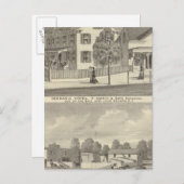 Germania Hotel, Long Branch en Hughes Brothers Briefkaart (Voorkant / Achterkant)