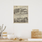 Germania Hotel, Long Branch en Hughes Brothers Poster (Keuken)