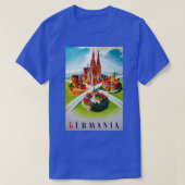 Germania vintage poster t-shirt (Design voorkant)