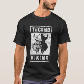 Germanic Techno Viking Northmen Cool Techno Duits T-shirt (Voorkant)