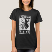 Germanic Techno Viking Northmen Cool Techno Duits T-shirt (Voorkant)
