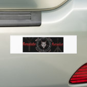 Germanischer Satanist Bumpersticker (Op auto)