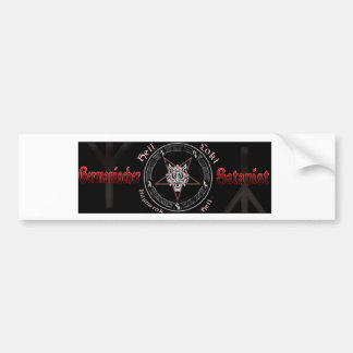 Germanischer Satanist Bumpersticker