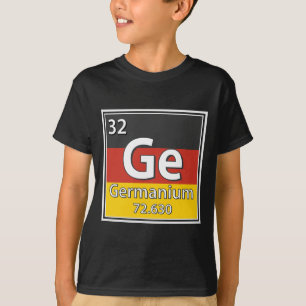 Germanium - Duitsland Vlag Duitse Wetenschap T-shirt