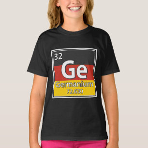 Germanium - Duitsland Vlag Duitse Wetenschap T-shirt