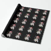 Germann Pointer Kerstlichten Hond Cadeaupapier (Uitgerold)