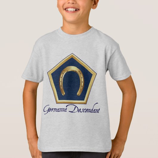 Germanna Descendant Kinder T-shirt (Voorkant)