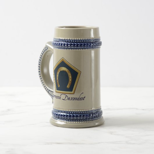Germanna Descendant Stein Bierpul (Voorkant links)