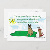 GermanShepherd Briefkaart (Voorkant / Achterkant)