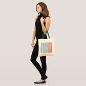 Germany 1918 - 2018 Climate Stripes Tote Bag (Voorkant (model))