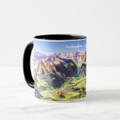 " Germany: 2021 - Alps Berchtesgaden Panorama Mug Mok (Voorkant links)