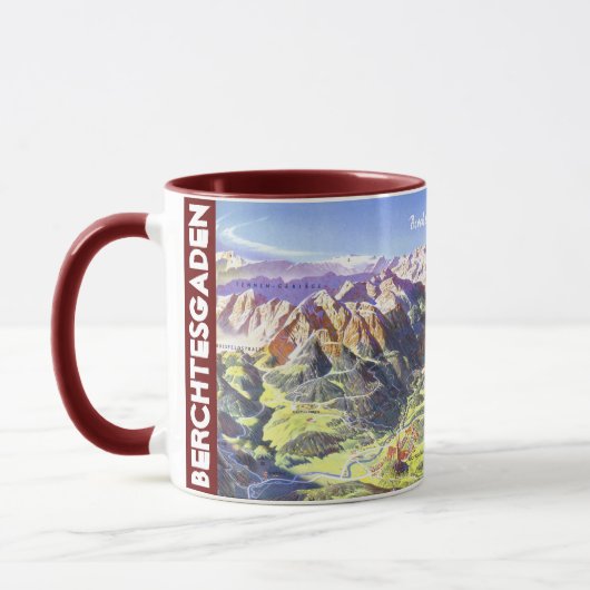 " Germany: 2021 - Alps Berchtesgaden Panorama Mug Mok (Links)