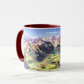 " Germany: 2021 - Alps Berchtesgaden Panorama Mug Mok (Voorkant links)