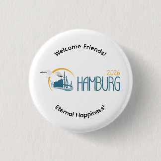 Germany 2026 International Convention Pin Ronde Button 3,2 Cm