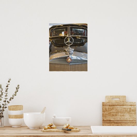 Germany, Baden-Wurttemberg, Stuttgart. Mercedes Poster (Keuken)
